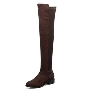 Dark brown/chocolate Over the knee boots